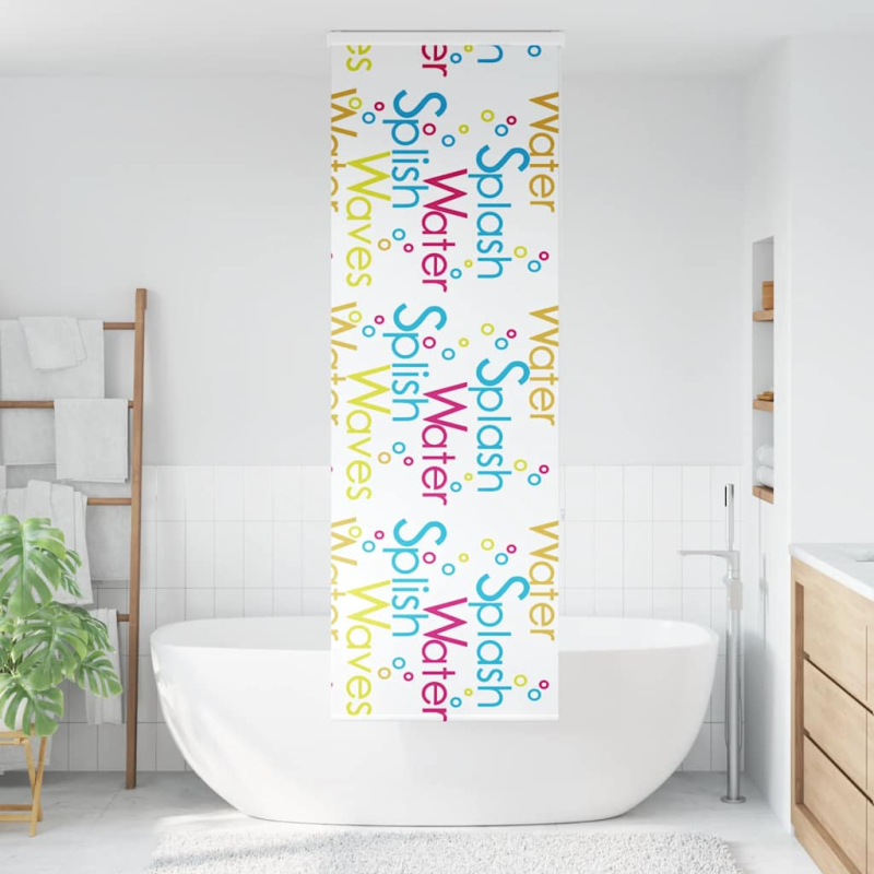 Duschrollo mit Kassette 60x240 cm Stoffbreite 56 cm