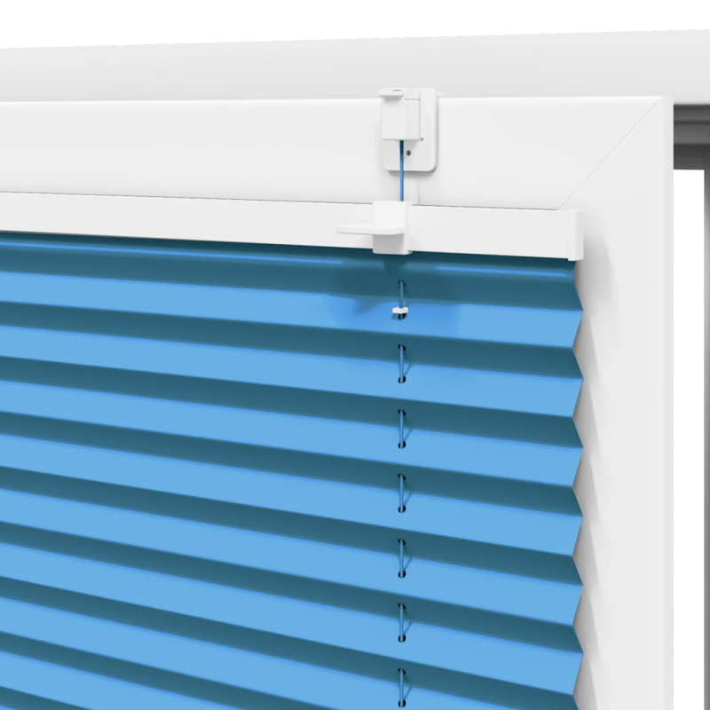 Plissee Blau 70x100 cm Stoffbreite 69,4 cm Polyester