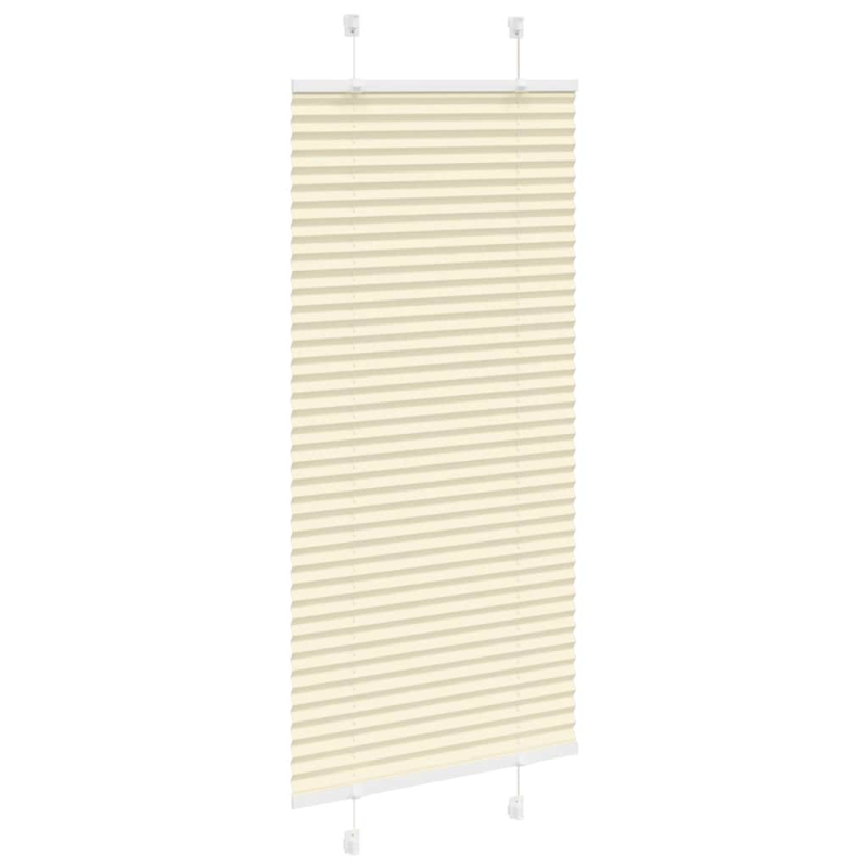 Plissee Creme 55x100 cm Stoffbreite 54,4 cm Polyester