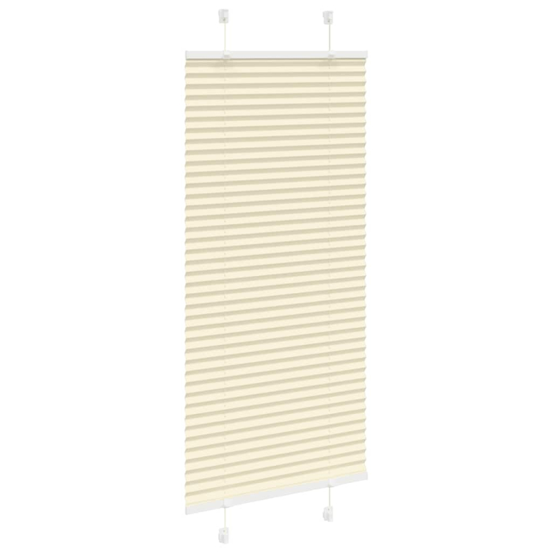 Plissee Creme 65x100 cm Stoffbreite 64,4 cm Polyester