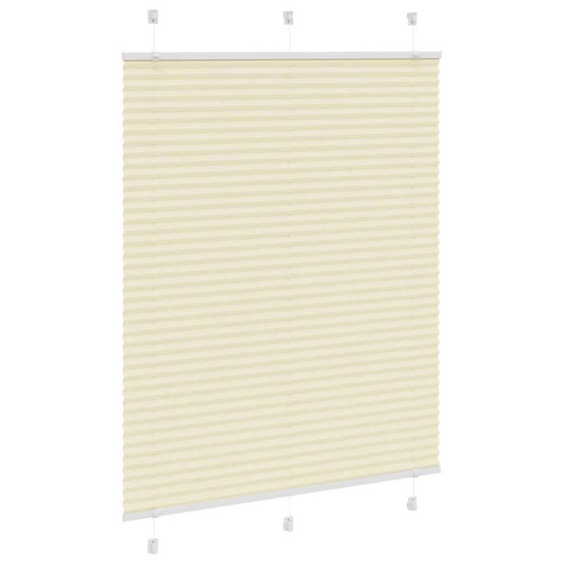 Plissee Creme 105x100 cm Stoffbreite 104,4 cm Polyester