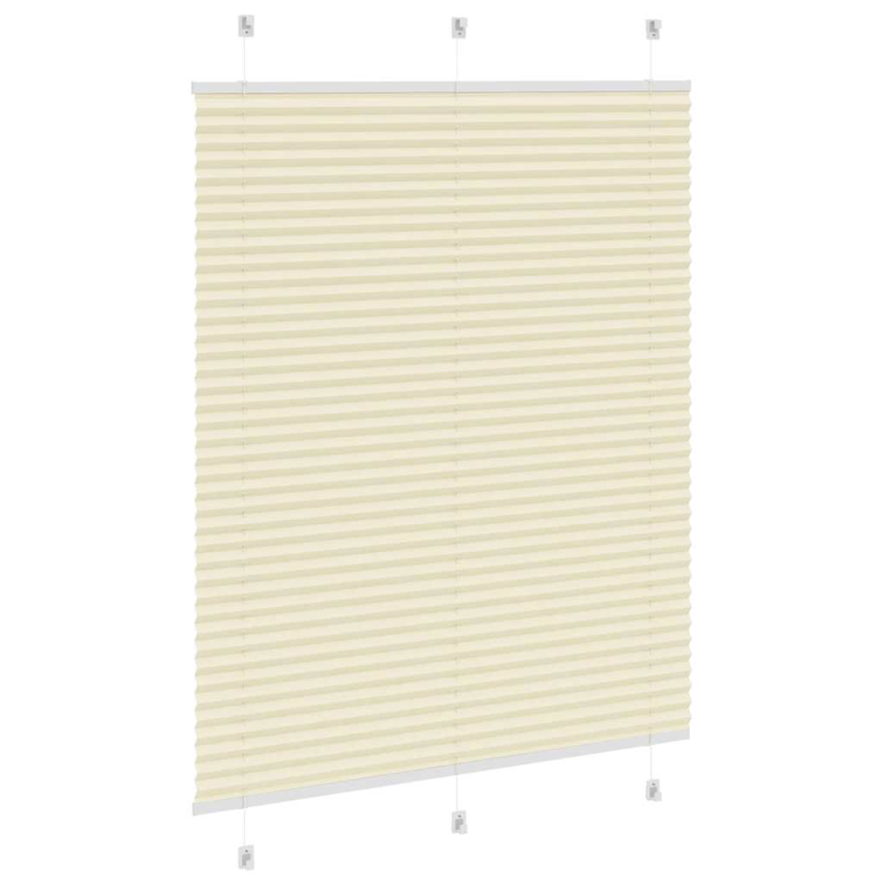 Plissee Creme 105x100 cm Stoffbreite 104,4 cm Polyester