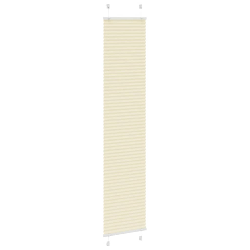 Plissee Creme 40x200 cm Stoffbreite 39,4 cm Polyester