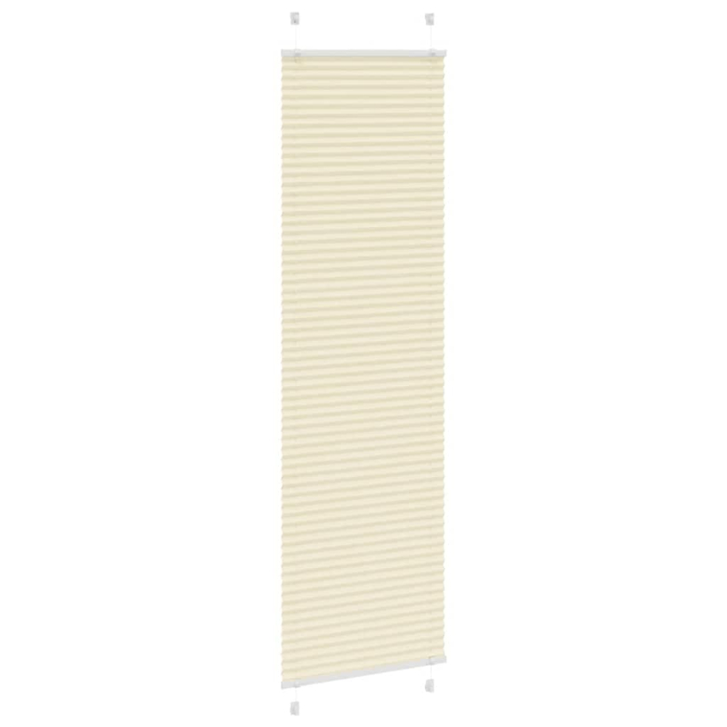 Plissee Creme 55x200 cm Stoffbreite 54,4 cm Polyester