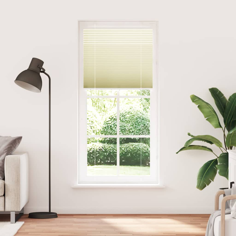 Plissee Creme 100x200 cm Stoffbreite 99,4 cm Polyester