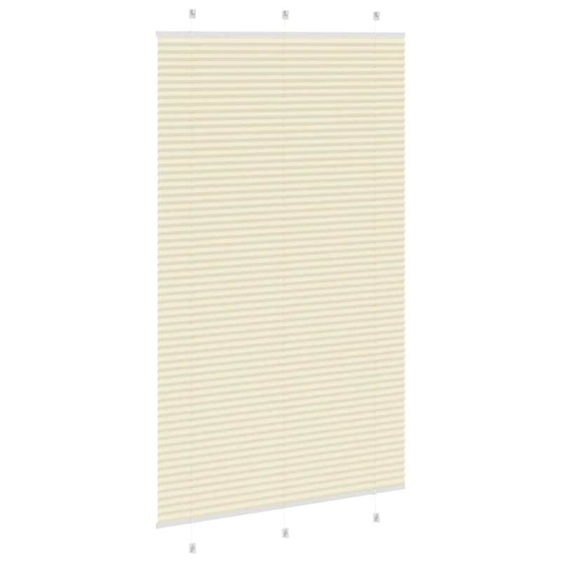 Plissee Creme 120x200 cm Stoffbreite 119,4 cm Polyester