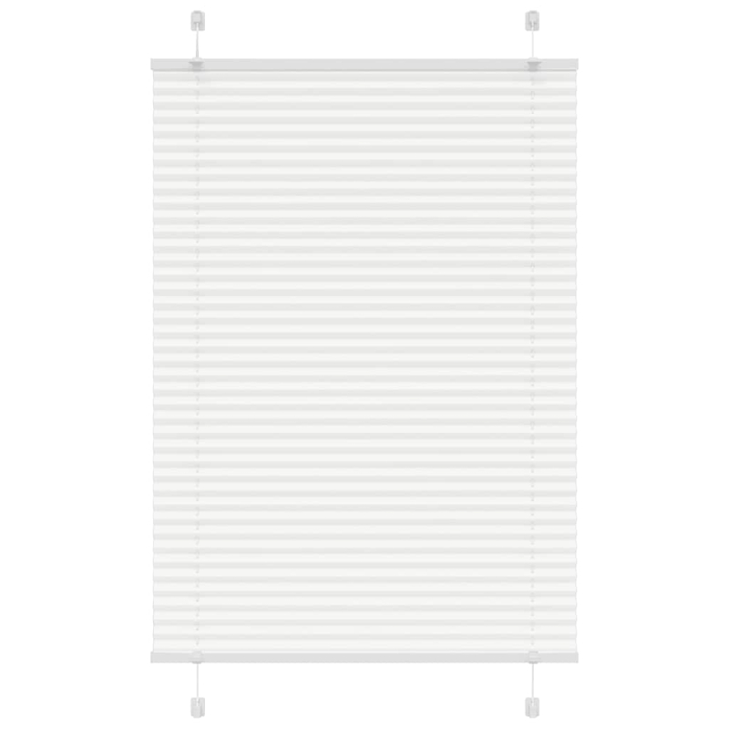 Plissee Weiß 90x100 cm Stoffbreite 89,4 cm Polyester