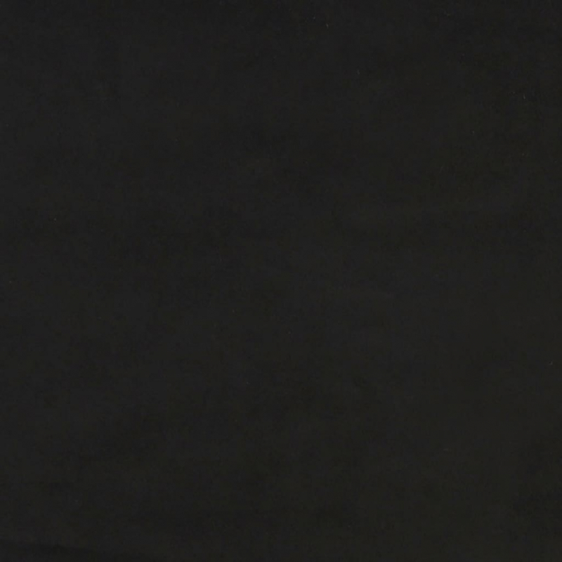 Taschenfederkernmatratze Schwarz 100x210x20 cm Samt