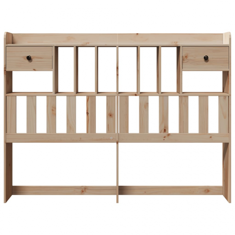 Kopfteil mit Stauraum 160 cm Massivholz Kiefer