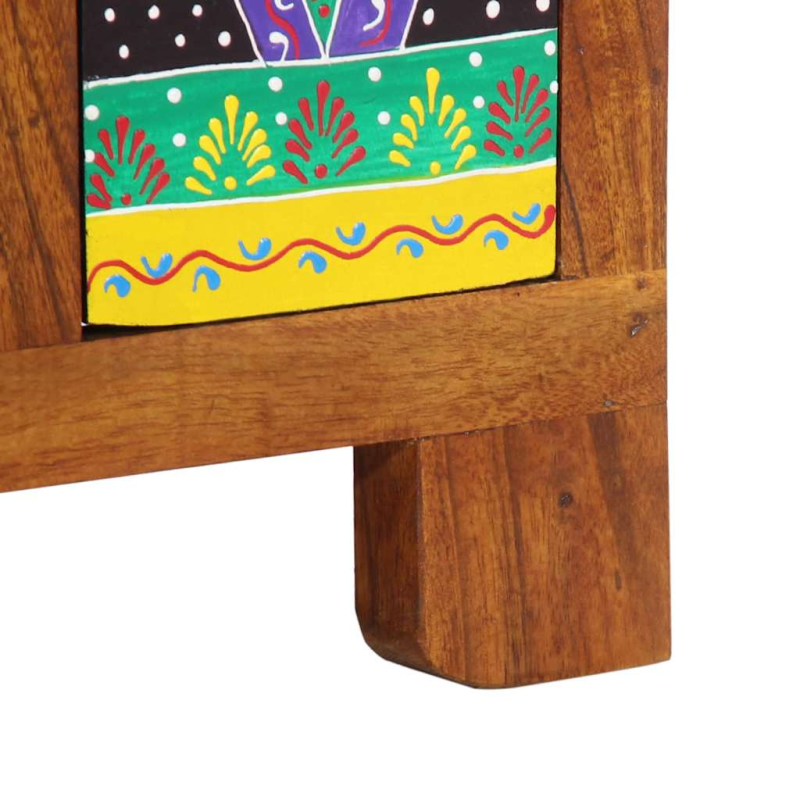 Sideboard Mehrfarbig 50x35x60 cm Massivholz Akazie