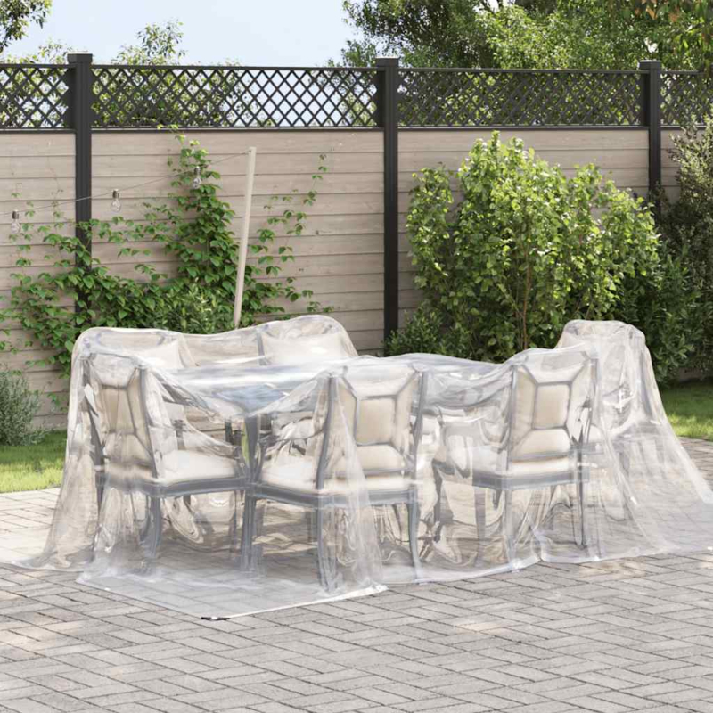 Transparente Plane mit Ösen 3x4 m Polyethylen