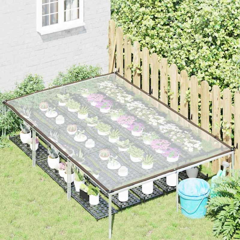 Transparente Plane mit Ösen 2x3 m Polyethylen