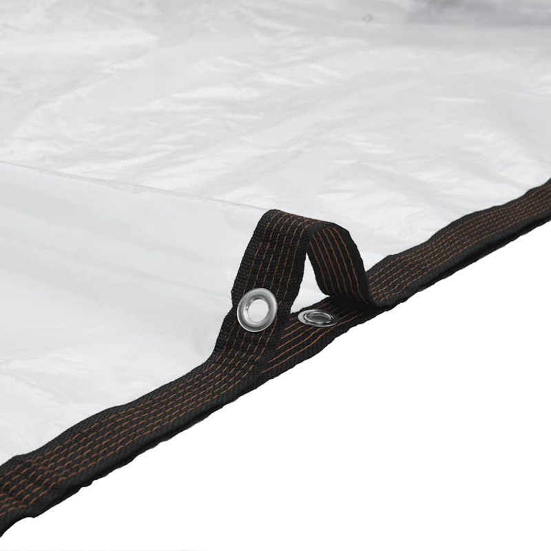 Transparente Plane mit Ösen 5x5 m Polyethylen
