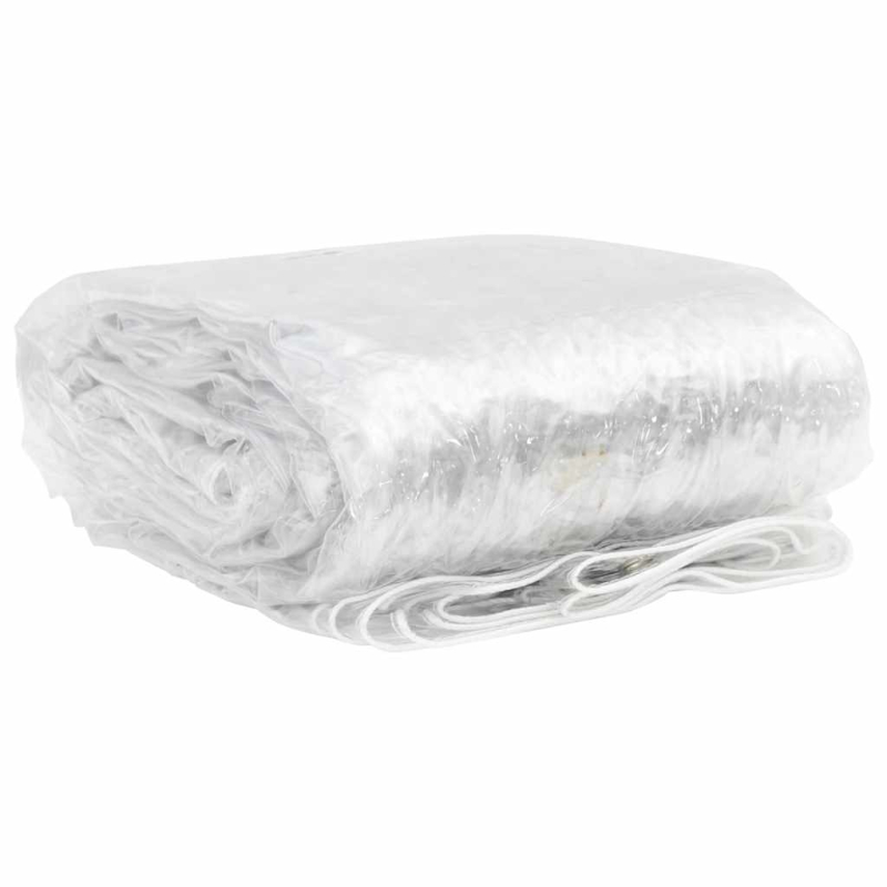 Transparente Plane mit Ösen 1x6 m PVC