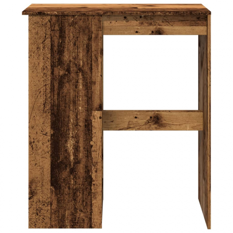 Bartisch mit Regal Altholz-Optik 90x47,5x103,5 cm Holzwerkstoff