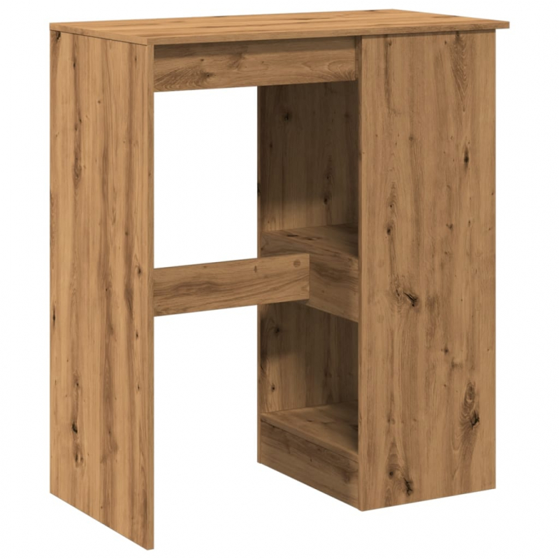 Bartisch mit Regal Artisan-Eiche 90x47,5x103,5 cm Holzwerkstoff