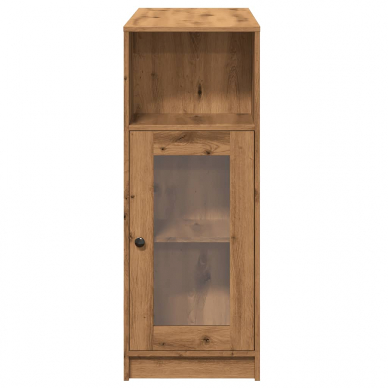 Bartisch mit Regal Artisan-Eiche 101x40x103,5 cm Holzwerkstoff