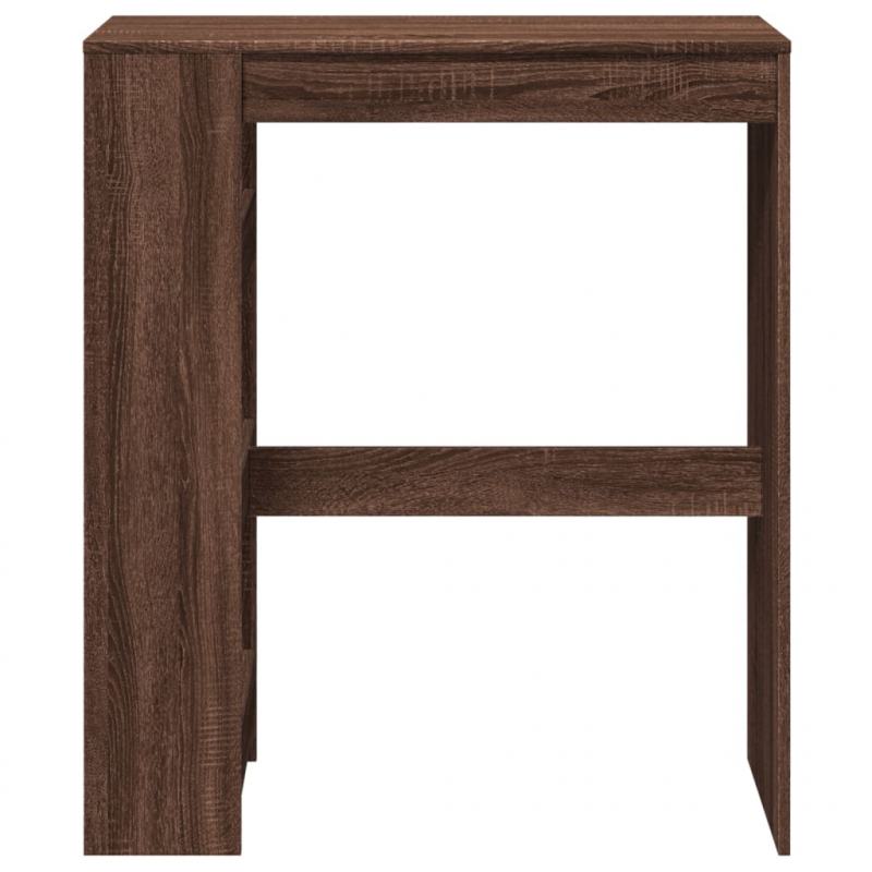 Bartisch mit Regal Braun Eiche 90x40x103,5 cm Holzwerkstoff