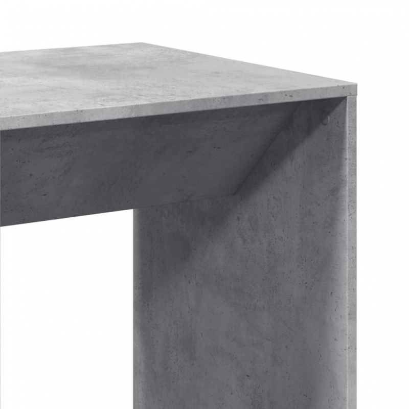 Bartisch Betongrau 51x50x103,5 cm Holzwerkstoff