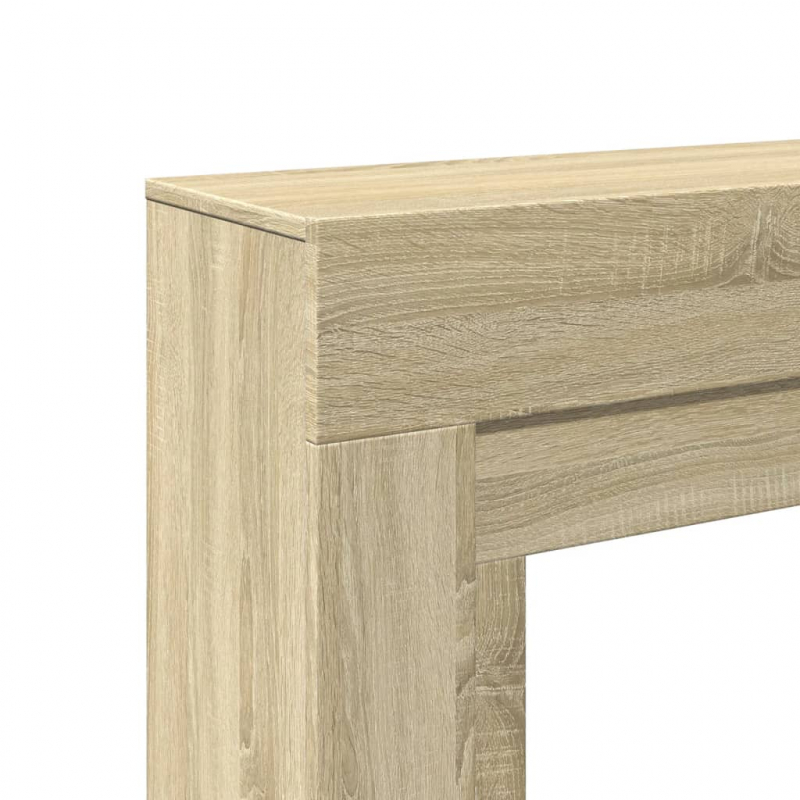 Kaminumrandung Sonoma-Eiche 100x30x87,5 cm Holzwerkstoff
