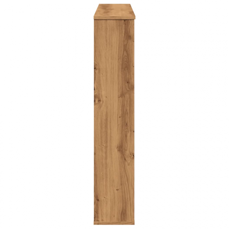 Kaminumrandung Artisan-Eiche 100x20x100 cm Holzwerkstoff