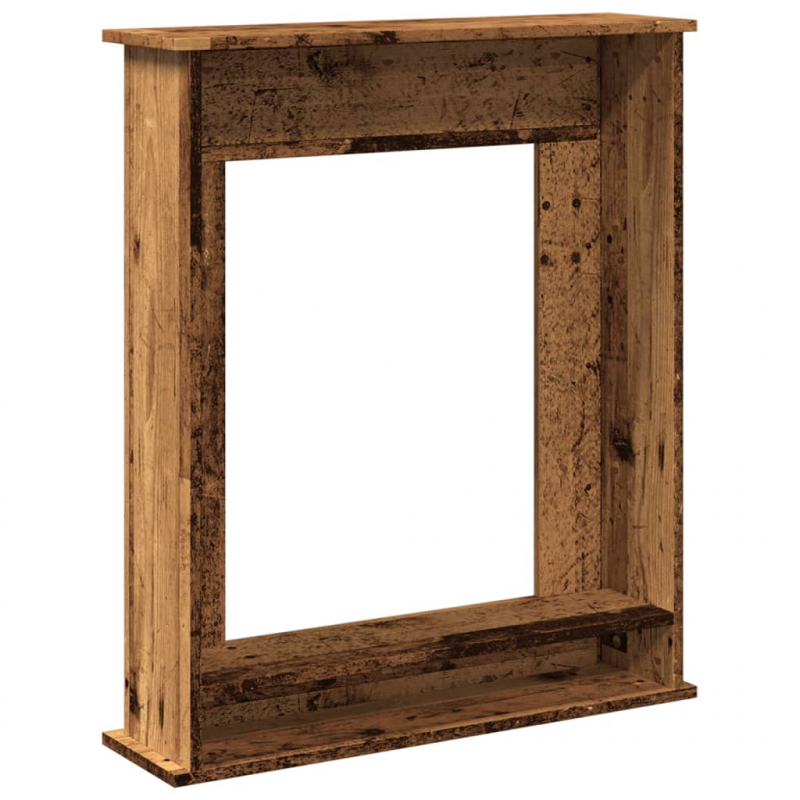 Kaminumrandung Altholz-Optik 75x20x87,5 cm Holzwerkstoff