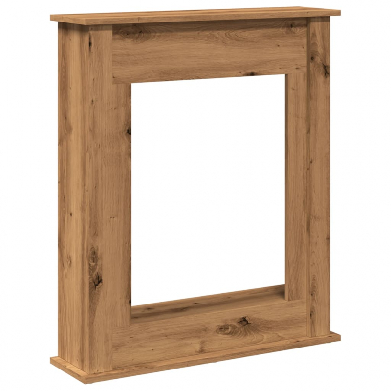 Kaminumrandung Artisan-Eiche 75x20x87,5 cm Holzwerkstoff