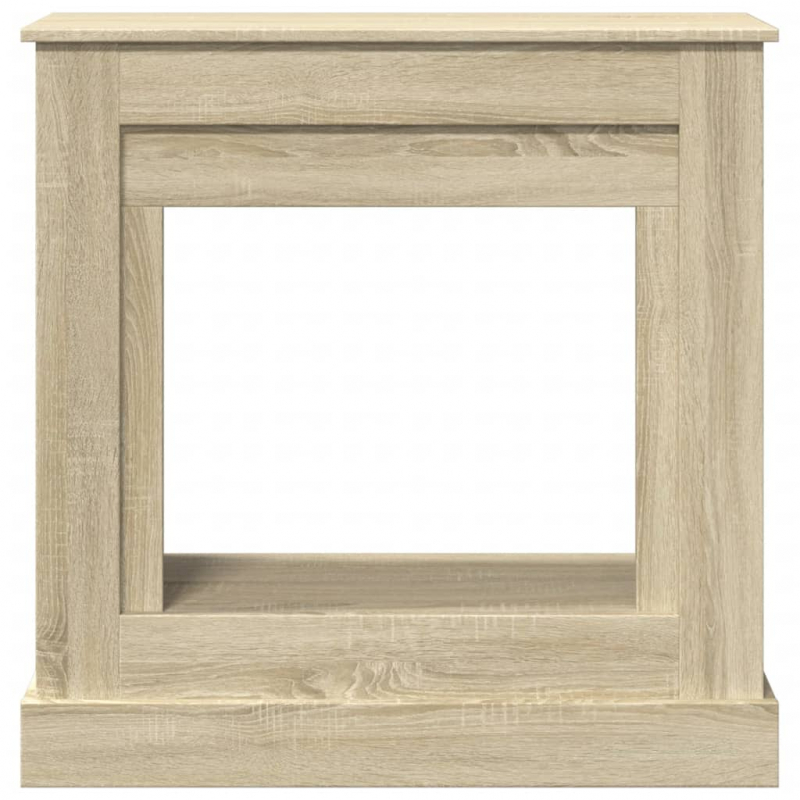 Kaminumrandung Sonoma-Eiche 90x30x90 cm Holzwerkstoff