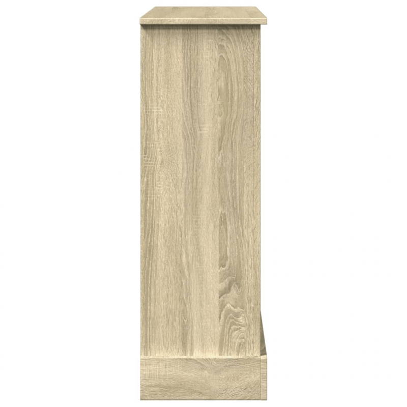Kaminumrandung Sonoma-Eiche 90x30x90 cm Holzwerkstoff