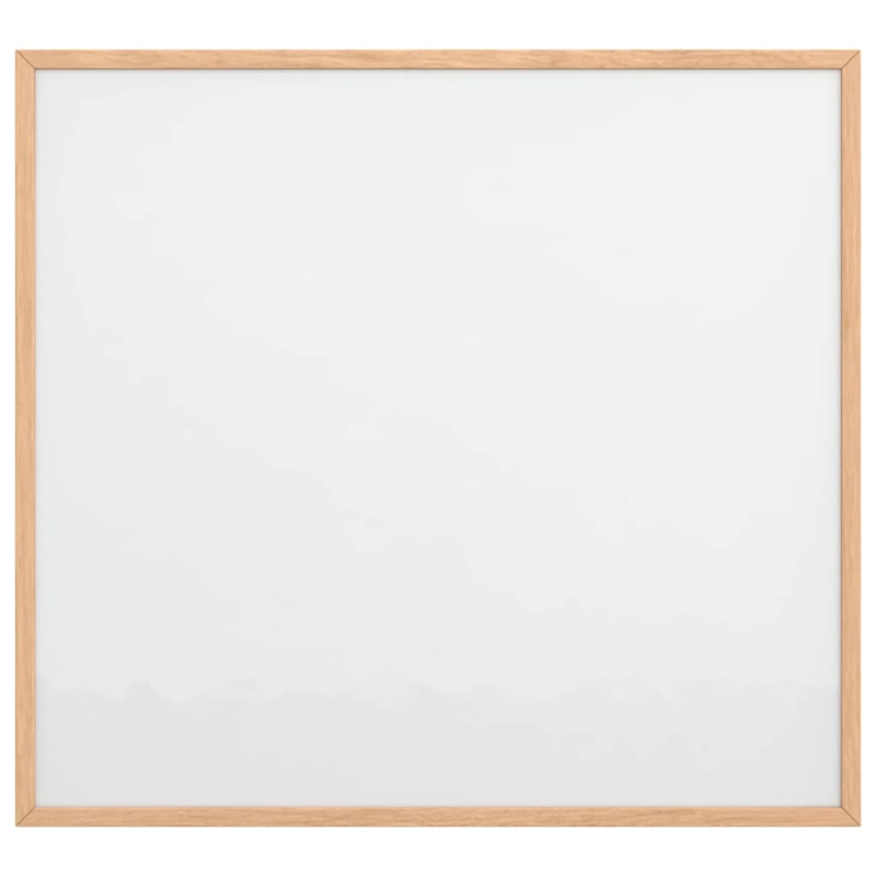 Magnetisches Whiteboard mit massivem Kiefernholzrahmen 60x55 cm