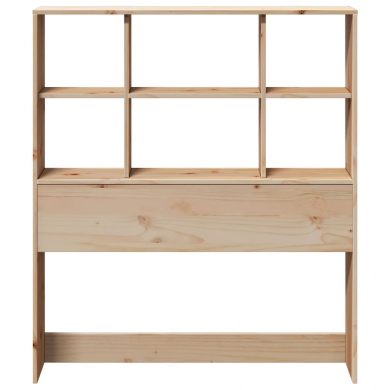 Kopfteil mit Stauraum 100 cm Massivholz Kiefer