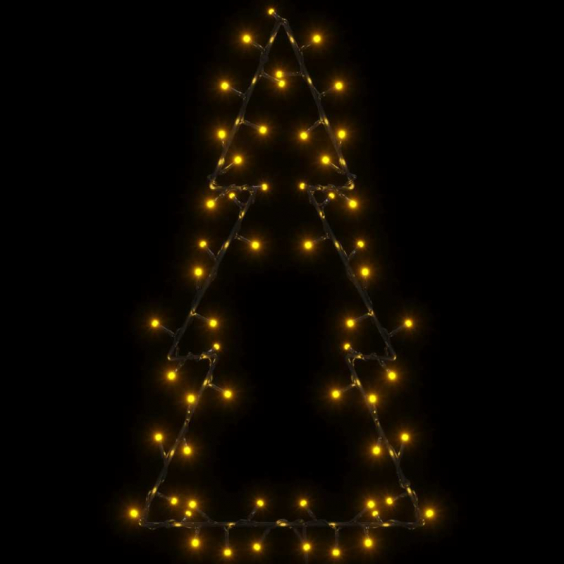 Weihnachtsbeleuchtung Weihnachtsbaum-Silhouette 80 LEDs