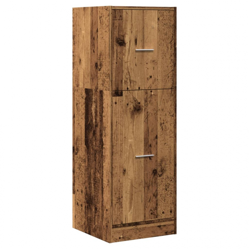 Apothekerschrank Altholz-Optik 40x41x118 cm Holzwerkstoff