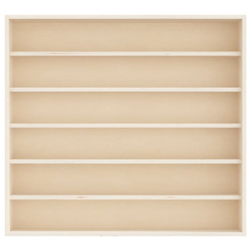 Sammlervitrine aus Holz mit 6 Regalen 60x8,5x55 cm