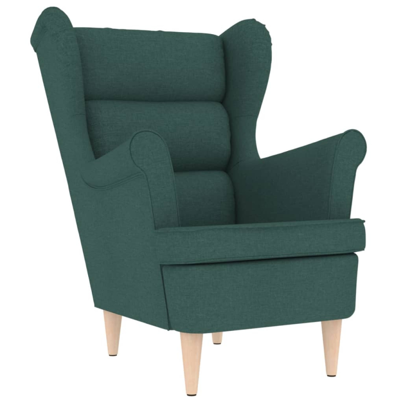 Sessel Dunkelgrün 74x84x100 cm Stoff