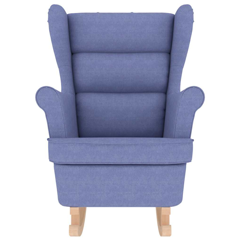 Schaukelsessel Jeansblau 74x90x102 cm Stoff
