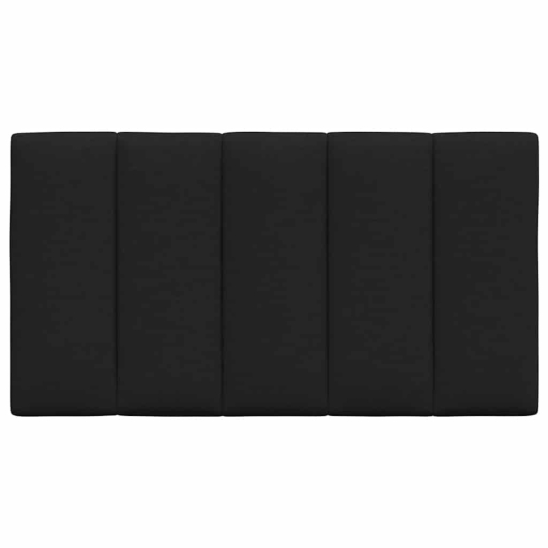 Kopfteil-Kissen Schwarz 80 cm Stoff