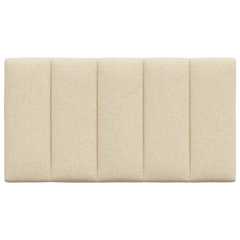 Kopfteil-Kissen Creme 80 cm Stoff