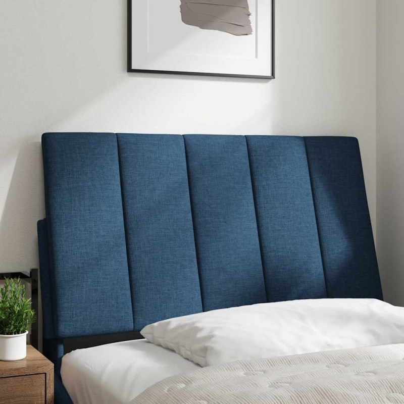 Kopfteil-Kissen Blau 80 cm Stoff