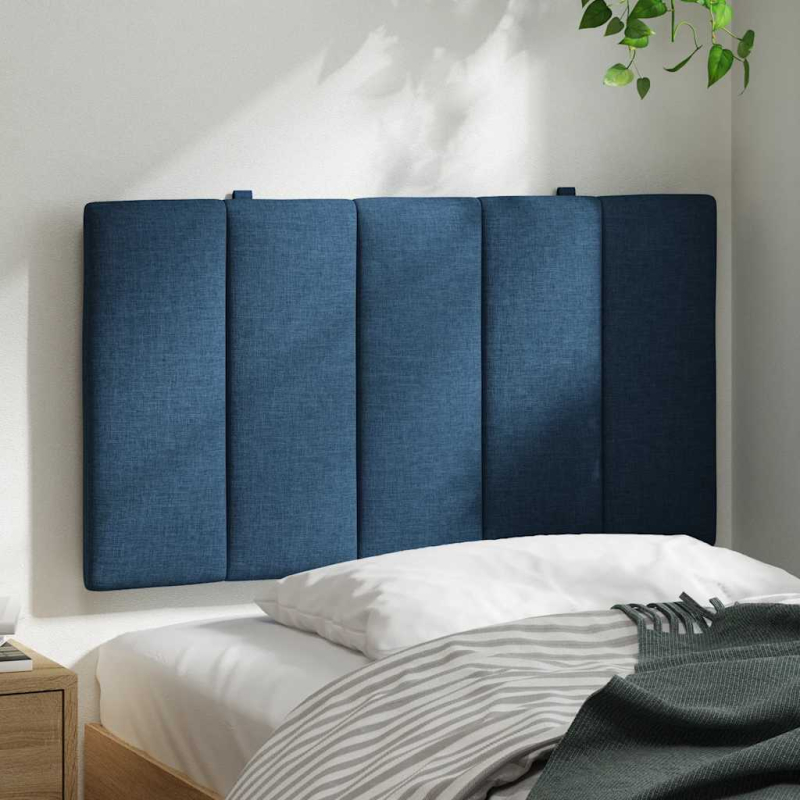 Kopfteil-Kissen Blau 80 cm Stoff