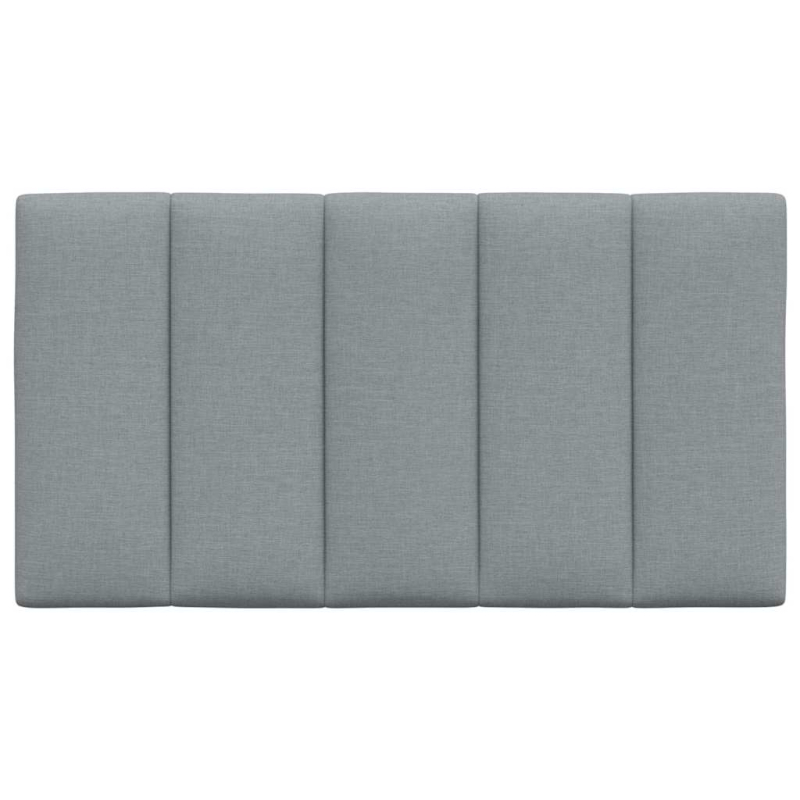 Kopfteil-Kissen Hellgrau 90 cm Stoff
