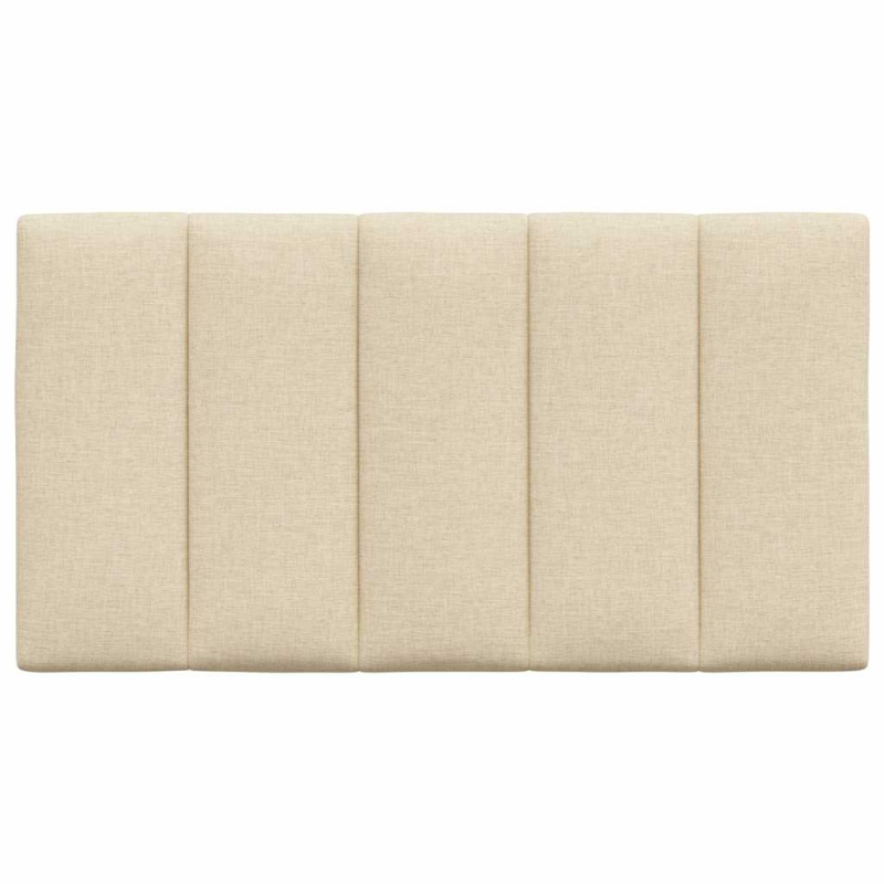 Kopfteil-Kissen Creme 90 cm Stoff