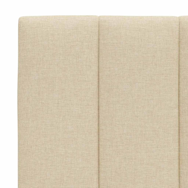 Kopfteil-Kissen Creme 100 cm Stoff