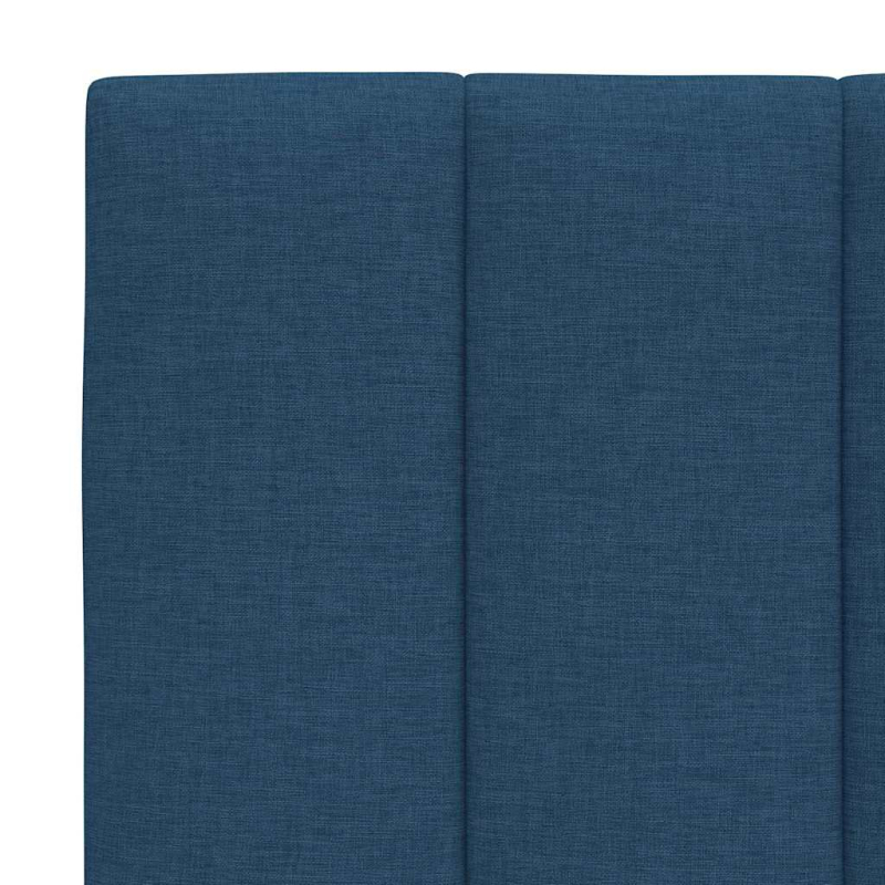 Kopfteil-Kissen Blau 100 cm Stoff