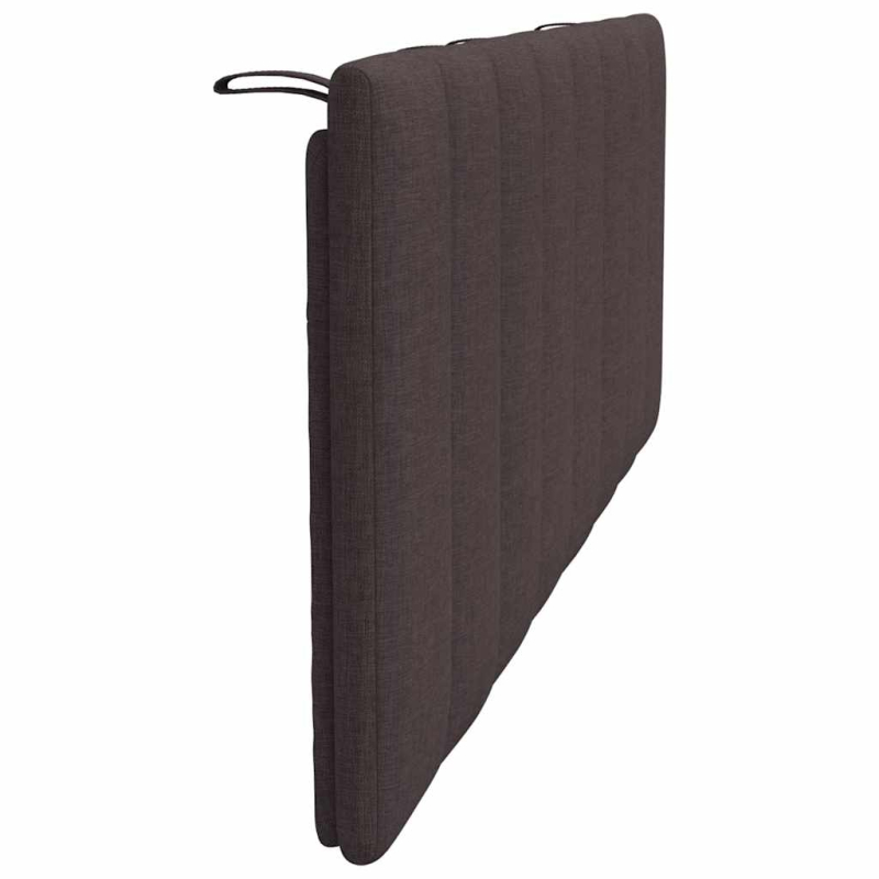 Kopfteil-Kissen Dunkelbraun 120 cm Stoff