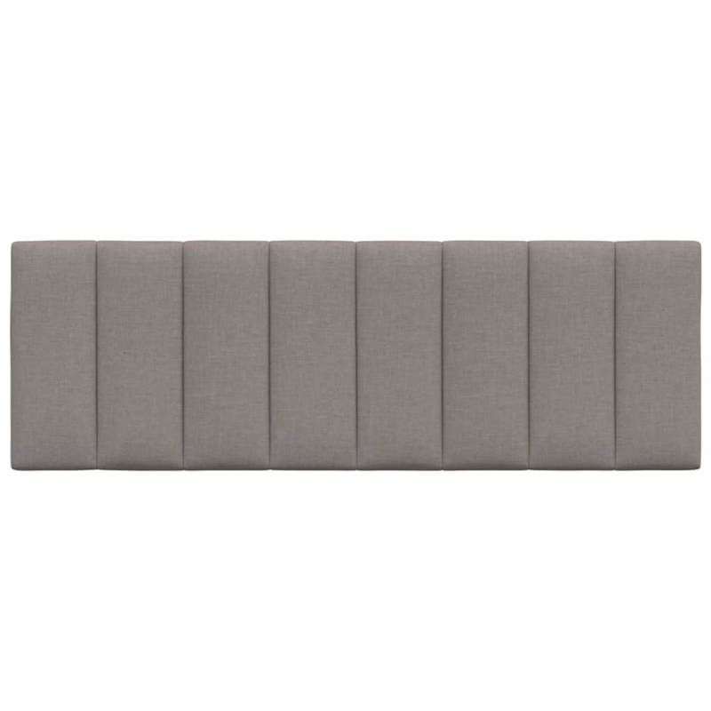 Kopfteil-Kissen Taupe 120 cm Stoff