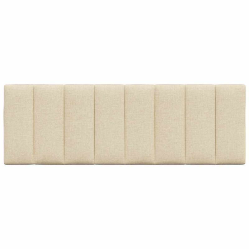Kopfteil-Kissen Creme 120 cm Stoff