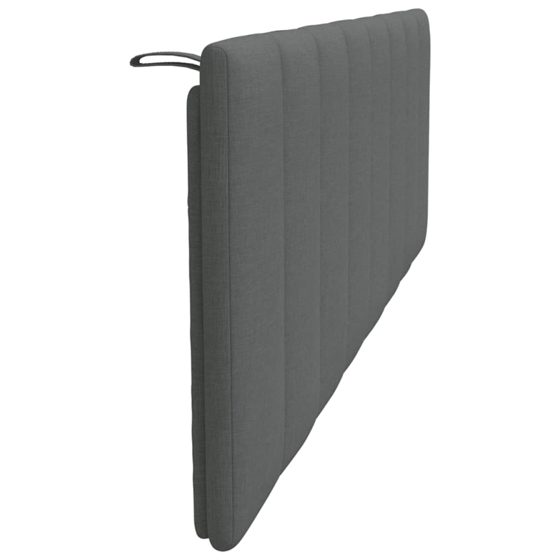 Kopfteil-Kissen Dunkelgrau 160 cm Stoff