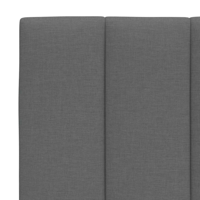 Kopfteil-Kissen Dunkelgrau 160 cm Stoff