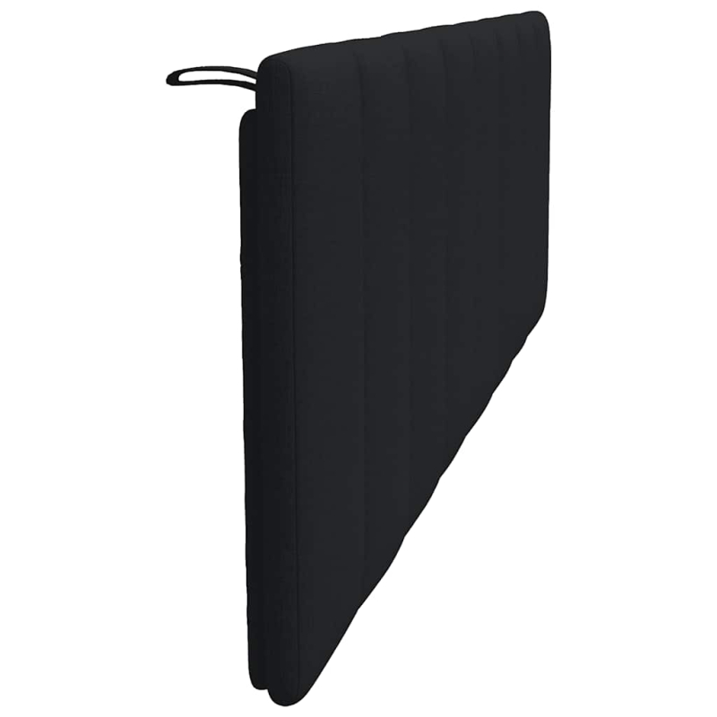 Kopfteil-Kissen Schwarz 160 cm Stoff